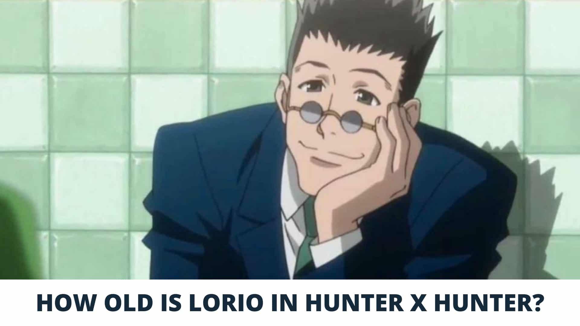 How Old Is Lorio In Hunter X Hunter? 2022 Latest Age Profile - Van Halen