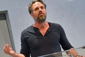 Mark Ruffalo at Pro-abortion Rights Protest in NYC