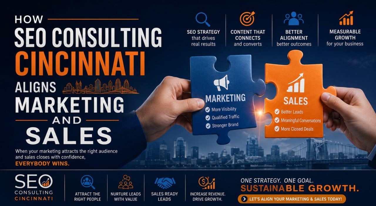 How SEO Consulting Cincinnati Aligns Marketing and Sales