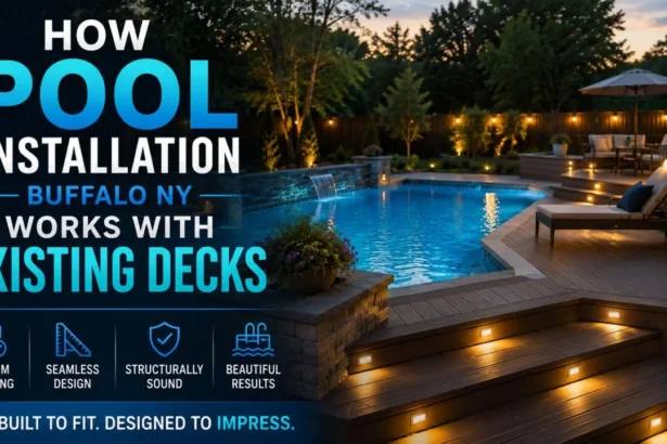 How Pool Installation Buffalo NY Works With Existing Decks