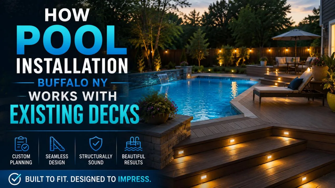 How Pool Installation Buffalo NY Works With Existing Decks